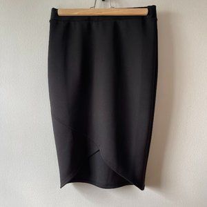 SCAPA Lauren Perre Black Asymmetrical Skirt